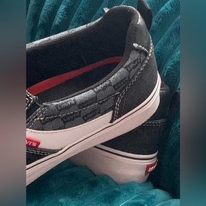 Vans Slip-On Skate Shoe - Black Size 6.5